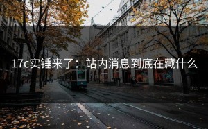 17c实锤来了：站内消息到底在藏什么_